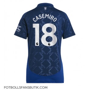 Manchester United Casemiro #18 Replika Bortatröja Damer 2024-25 Kortärmad